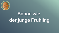 Schön wie der junge Frühling..